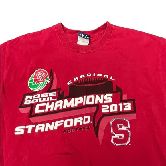 2013 Stanford University RED Large Graphic Rose Bowl T-shirt Sz medium - Picture 2 of 4